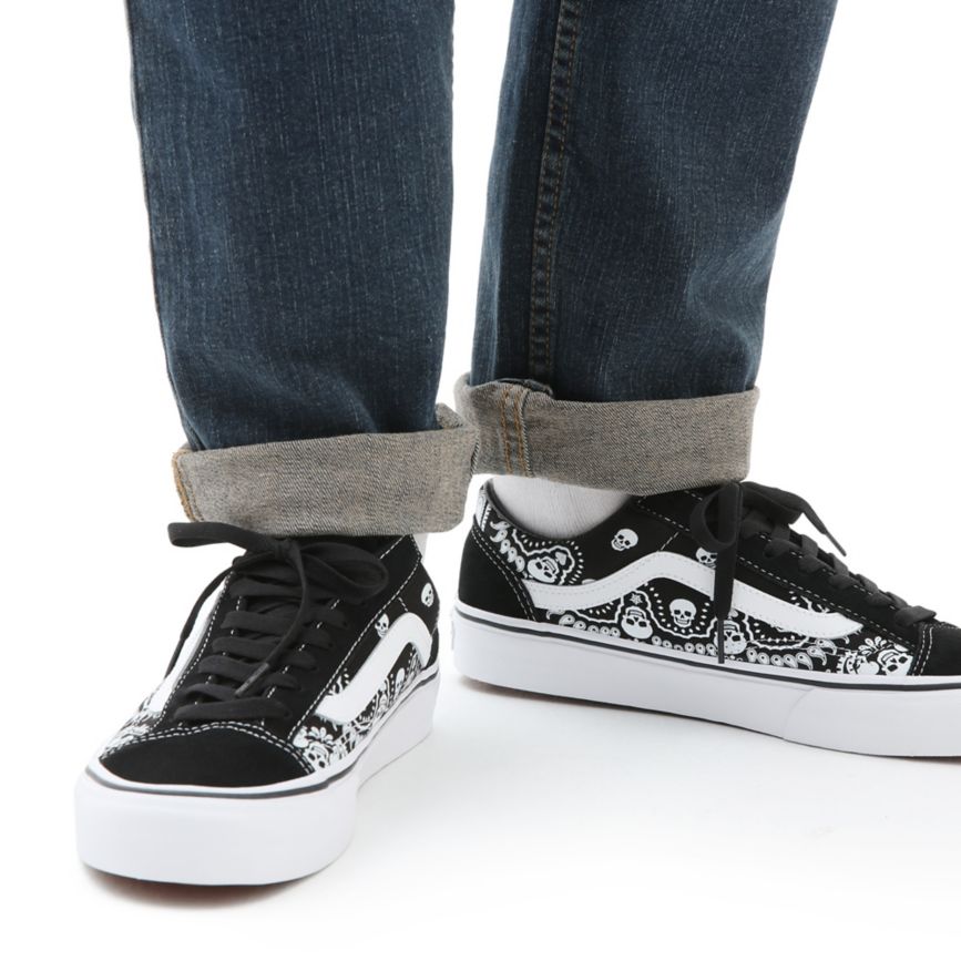 Vans Bandana Style 36 Shoes Black | VN063T4LX71