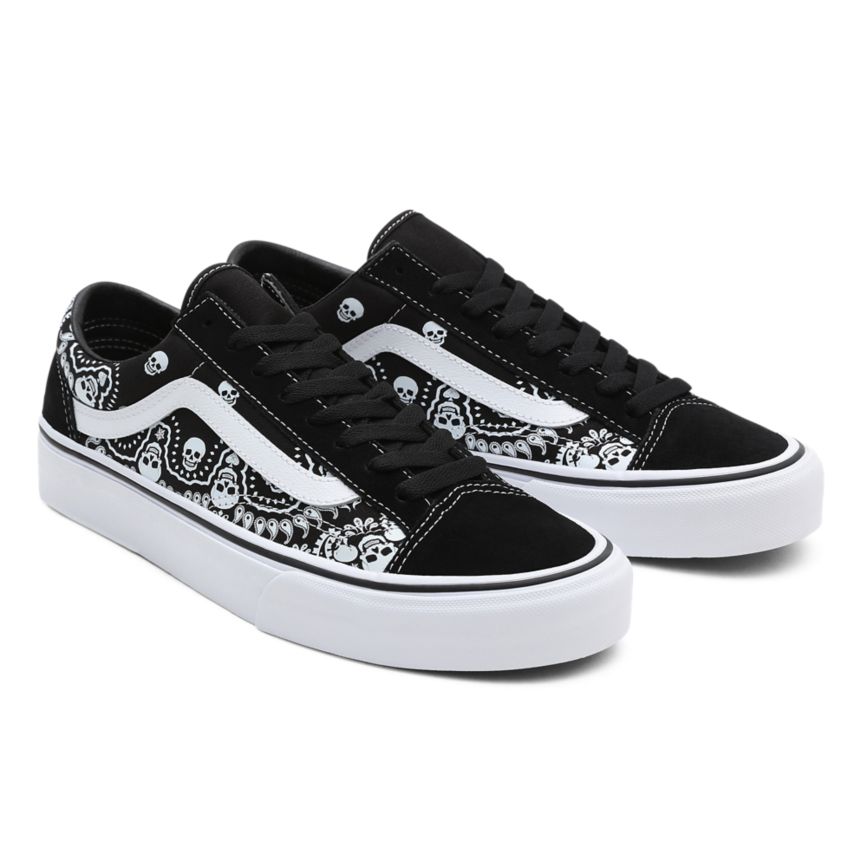 Vans Bandana Style 36 Shoes Black | VN063T4LX71