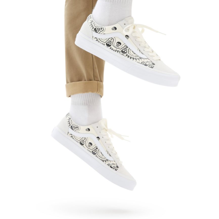 Vans Bandana Style 36 Shoes White | VN503A2EN12