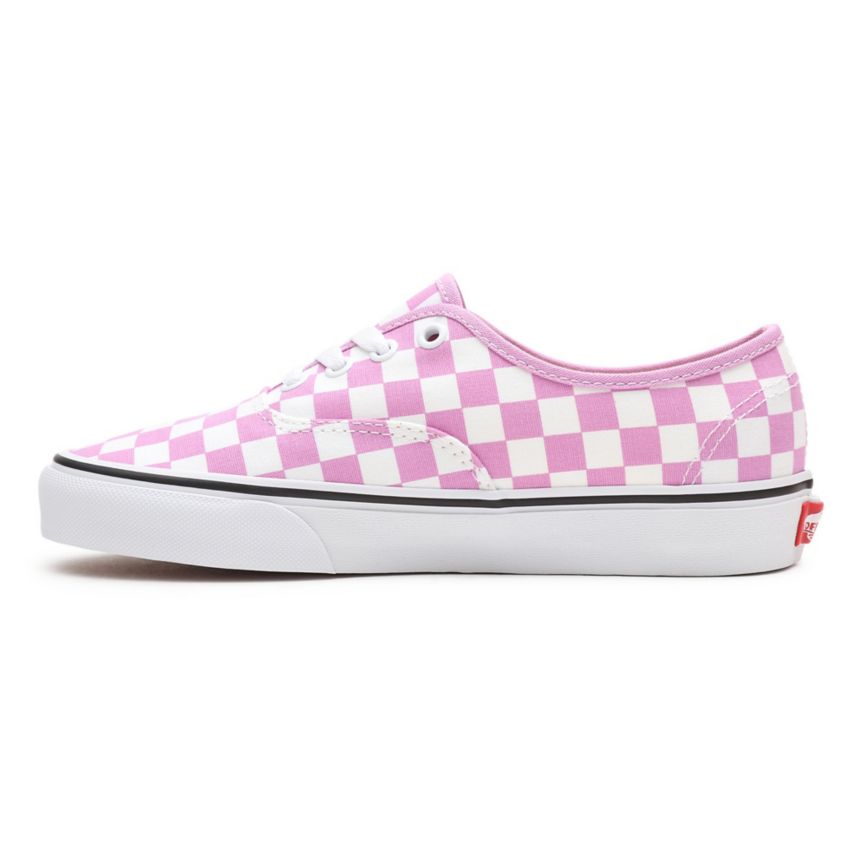 Vans Checkerboard Authentic Shoes Pink | VN045Q0AY74