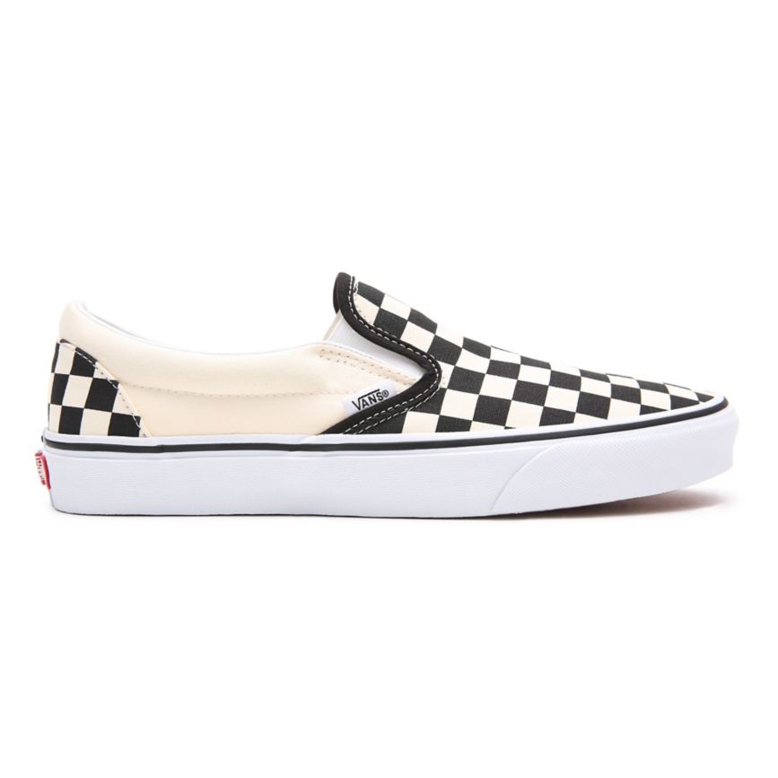 Vans Checkerboard Classic Slip-On Shoes Black | VN352F5YX83