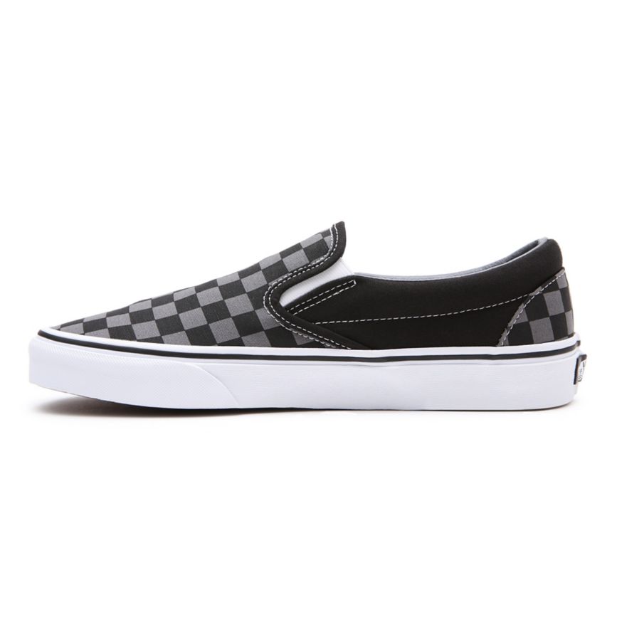 Vans Checkerboard Classic Slip-On Shoes Black | VN764R6VI46