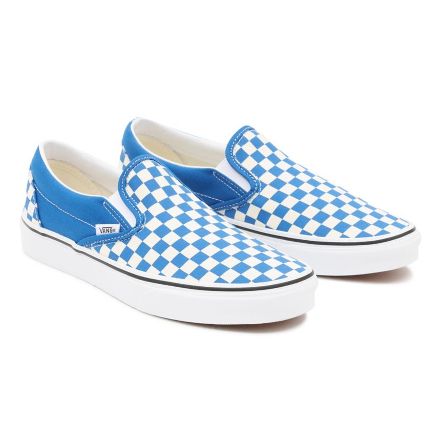 Vans Checkerboard Classic Slip-On Shoes Burgundy | VN813S0JU95