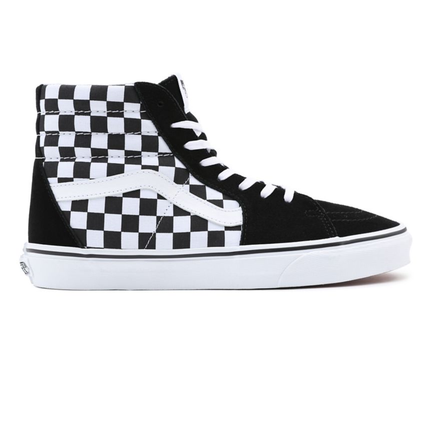 Vans Checkerboard SK8-Hi Shoes Black | VN583C0HO52