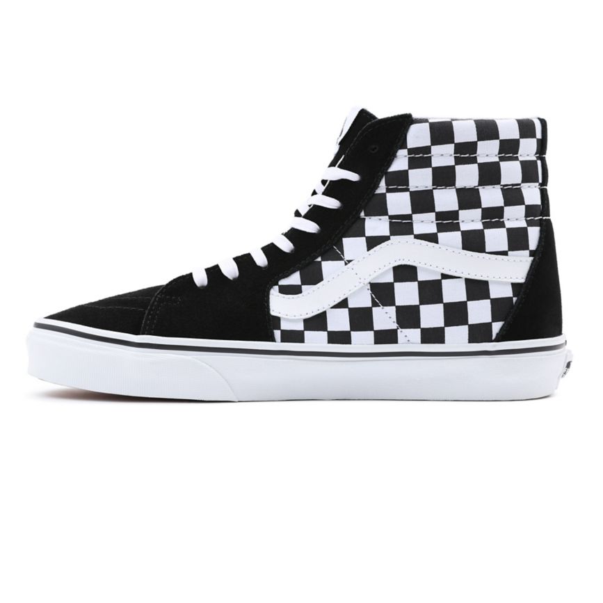 Vans Checkerboard SK8-Hi Shoes Black | VN583C0HO52