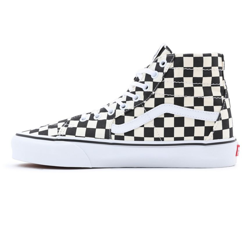 Vans Checkerboard Sk8-Hi Tapered Shoes Black | VN646B3FQ48