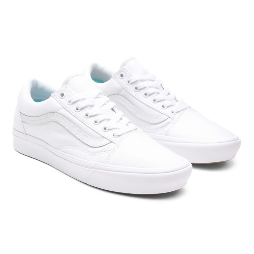 Vans Classic ComfyCush Old Skool Shoes White | VN209K9ZL95