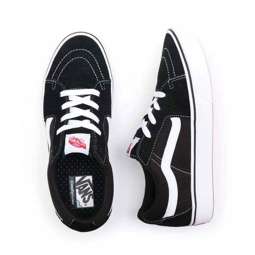 Vans Classic ComfyCush Sk8-Low Shoes Black | VN912J5ZG27