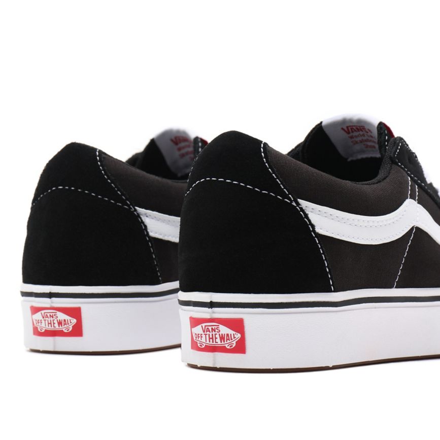 Vans Classic ComfyCush Sk8-Low Shoes Black | VN912J5ZG27