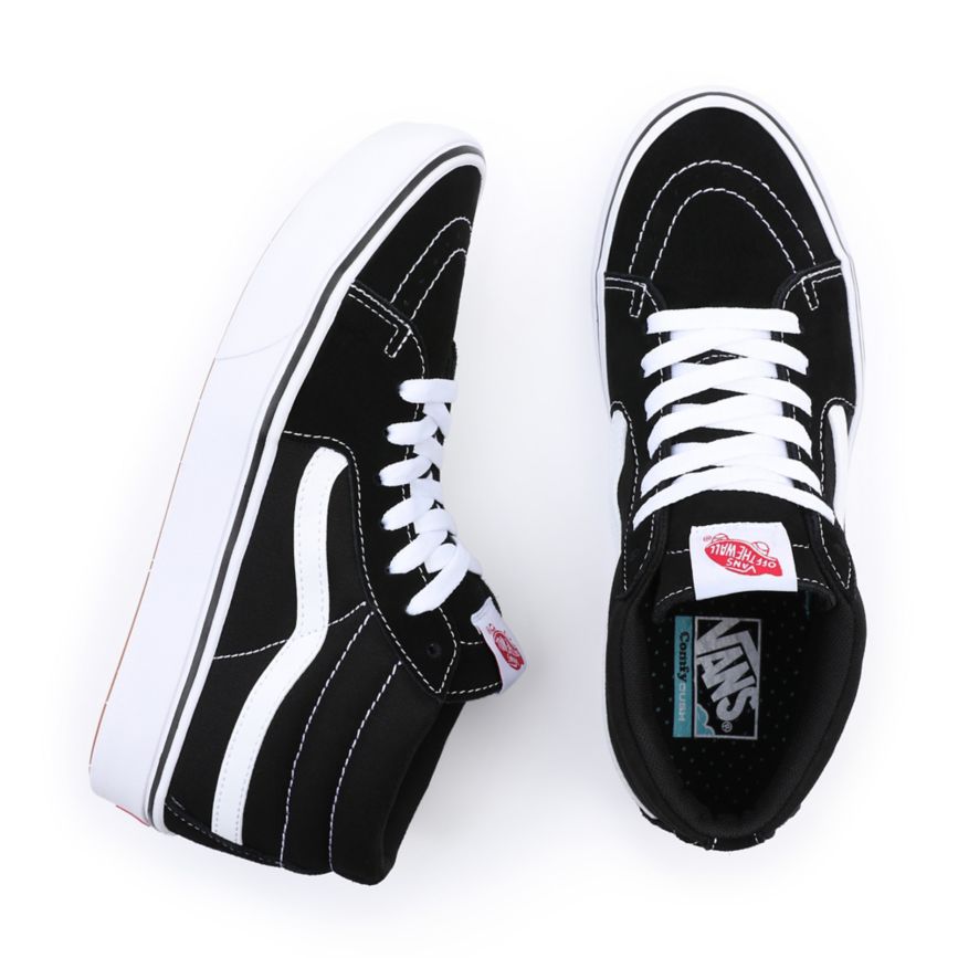 Vans Classic ComfyCush Sk8-Mid Shoes Black | VN235X3EA90