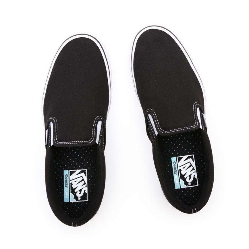 Vans Classic ComfyCush Slip-On Shoes Black | VN443D0QM71