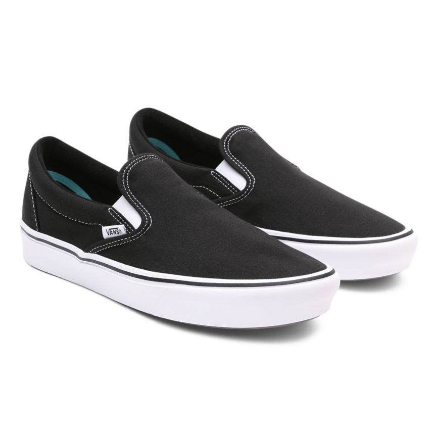 Vans Classic ComfyCush Slip-On Shoes Black | VN846O3TL58