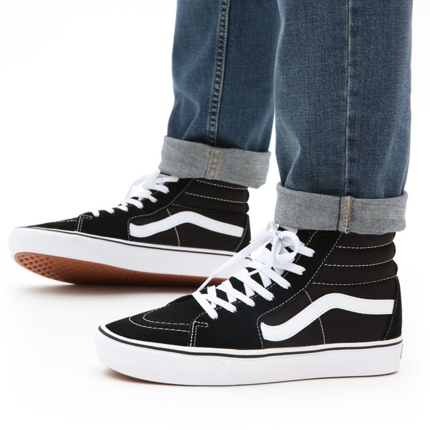 Vans Comfycush Sk8-Hi Shoes Black | VN091I1KE71