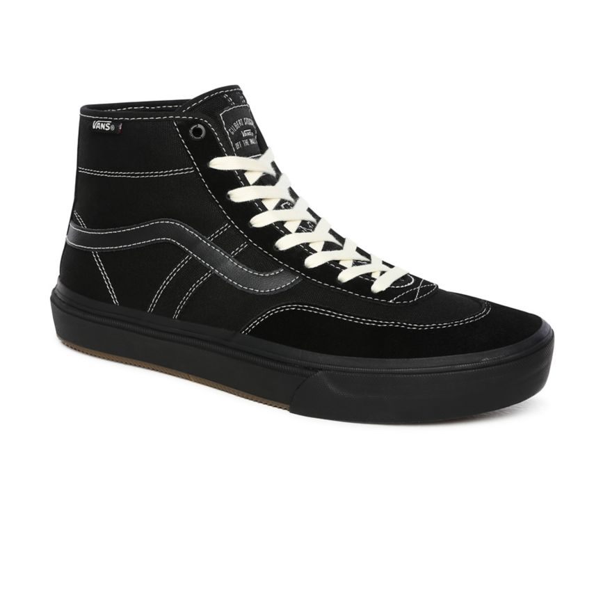 Vans Crockett High Pro Shoes Black | VN118G0GK04