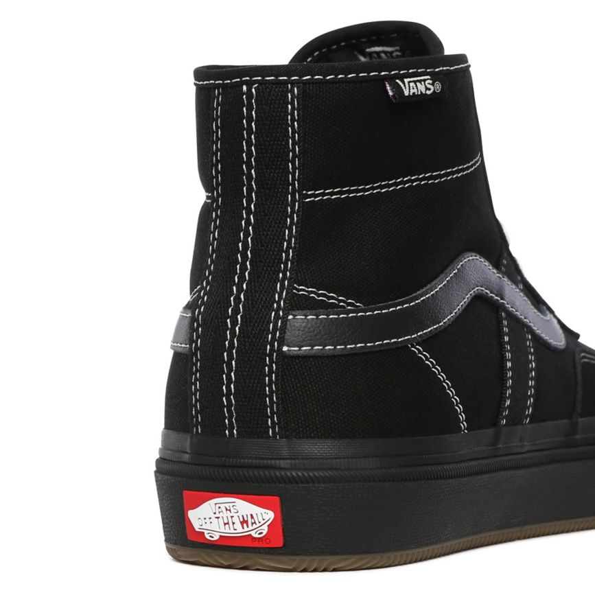 Vans Crockett High Pro Shoes Black | VN118G0GK04