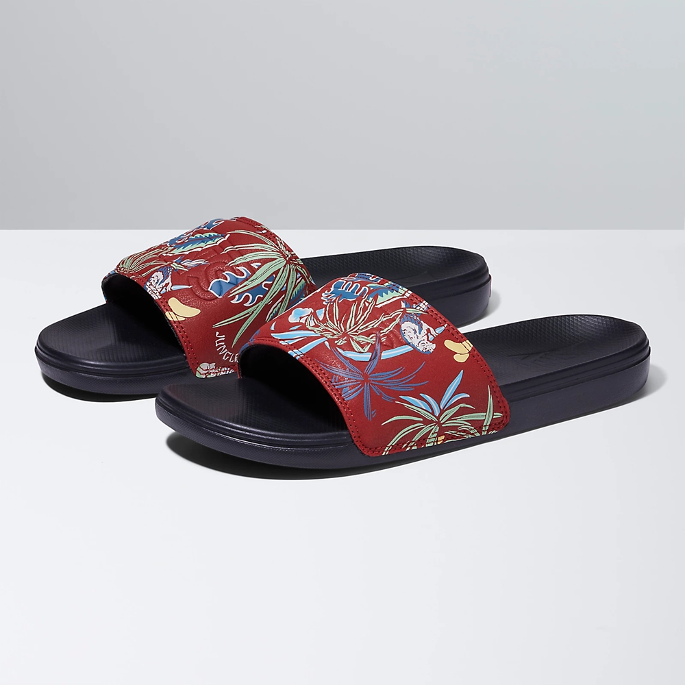 Vans Hawaiian Jungle La Costa Slide-On Red | VN049A8AV80