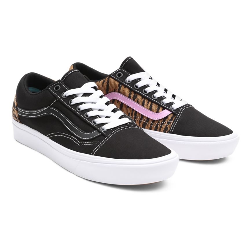 Vans Le Tigre ComfyCush Old Skool Shoes Black | VN708E6KY32