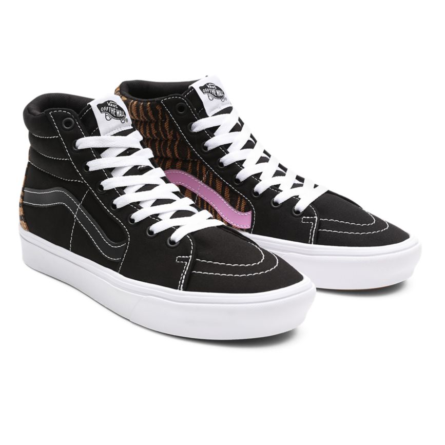 Vans Le Tigre ComfyCush SK8-Hi Shoes Black | VN178K5EX98