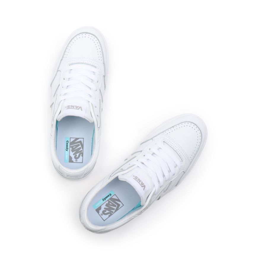 Vans Leather Lowland CC Shoes White | VN791R6IM75