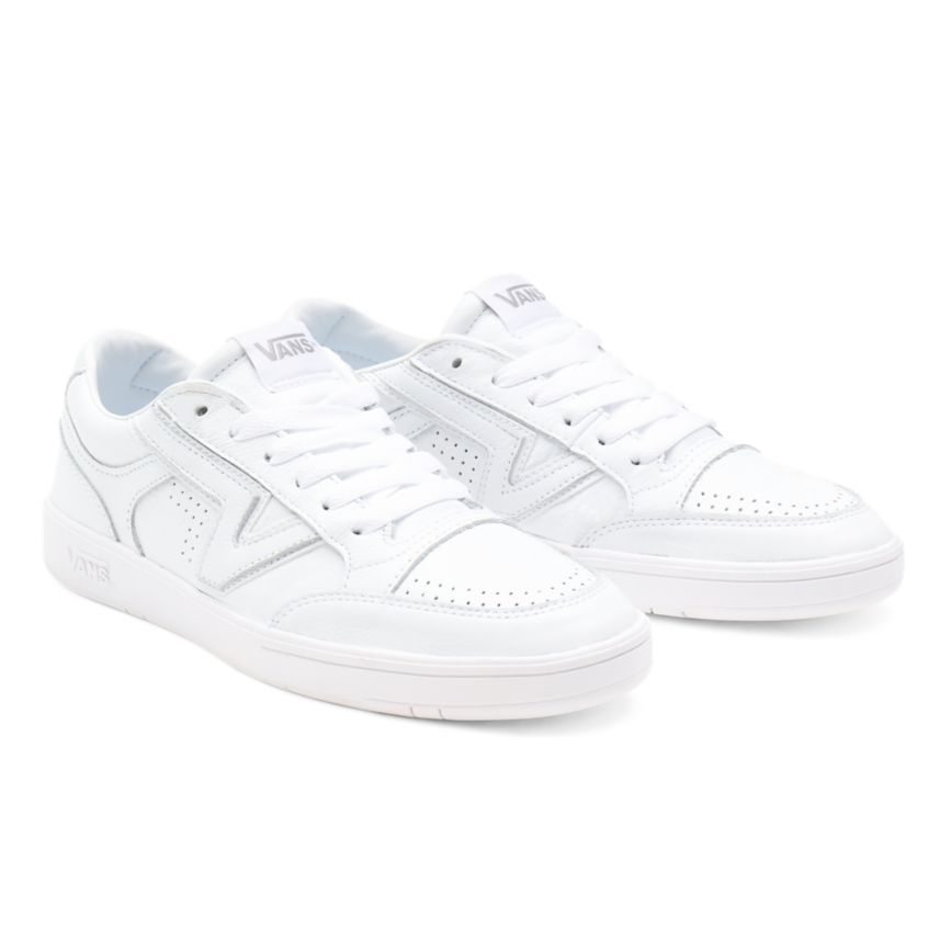 Vans Leather Lowland CC Shoes White | VN791R6IM75