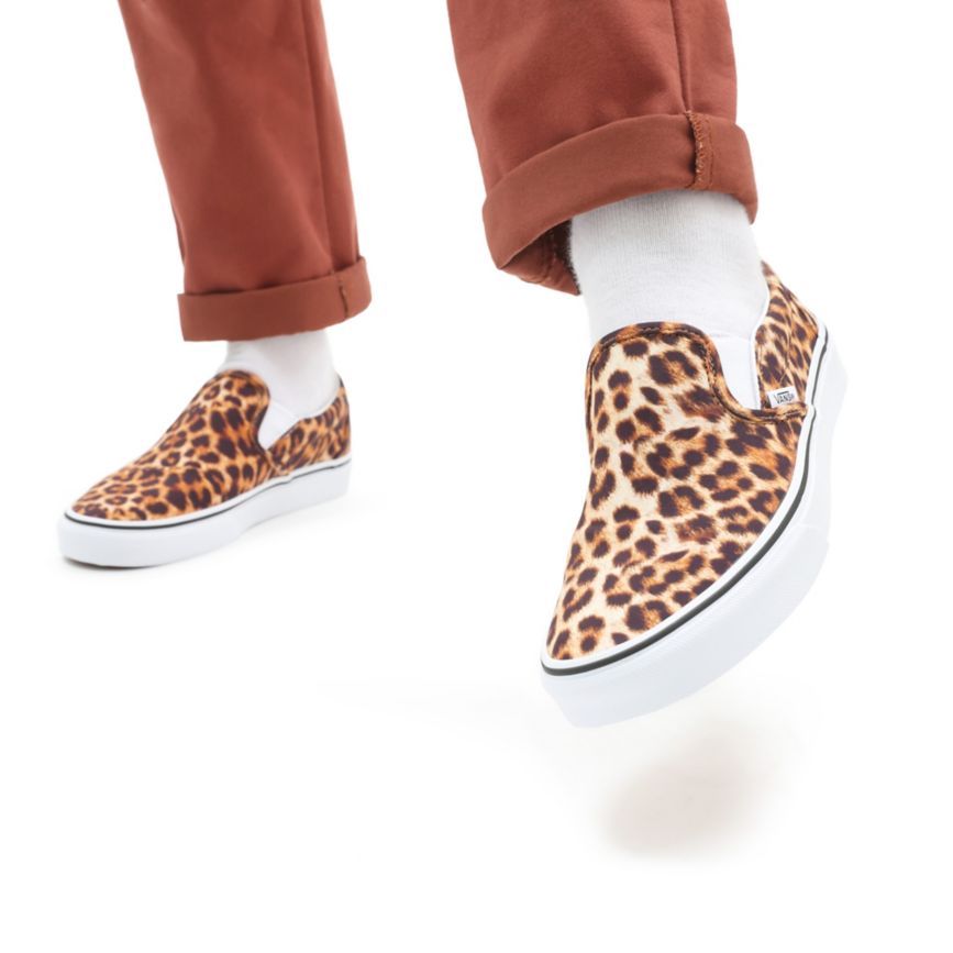 Vans Leopard Classic Slip-On Shoes Leopard | VN011J5BN25