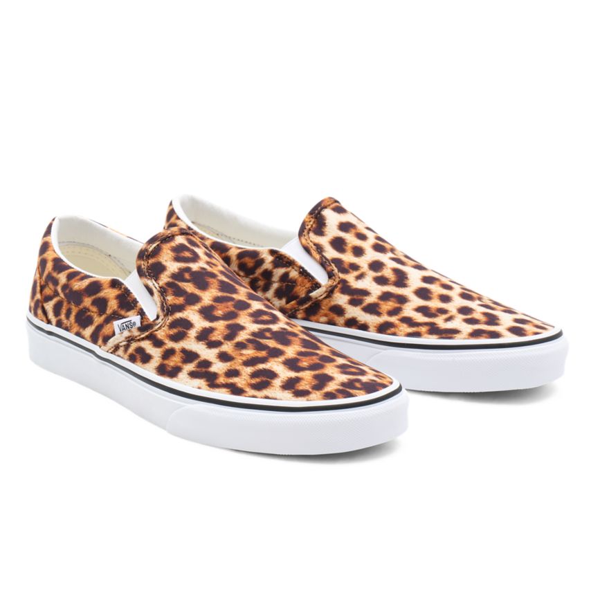 Vans Leopard Classic Slip-On Shoes Leopard | VN011J5BN25