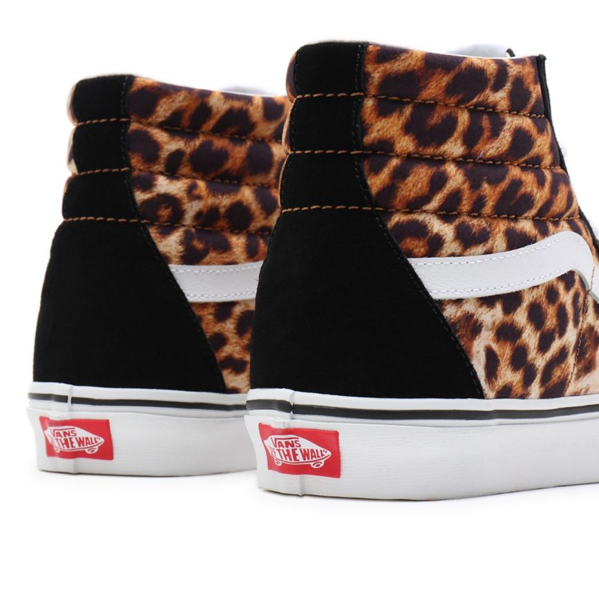 Vans Leopard SK8-Hi Shoes Black | VN520N7NM86