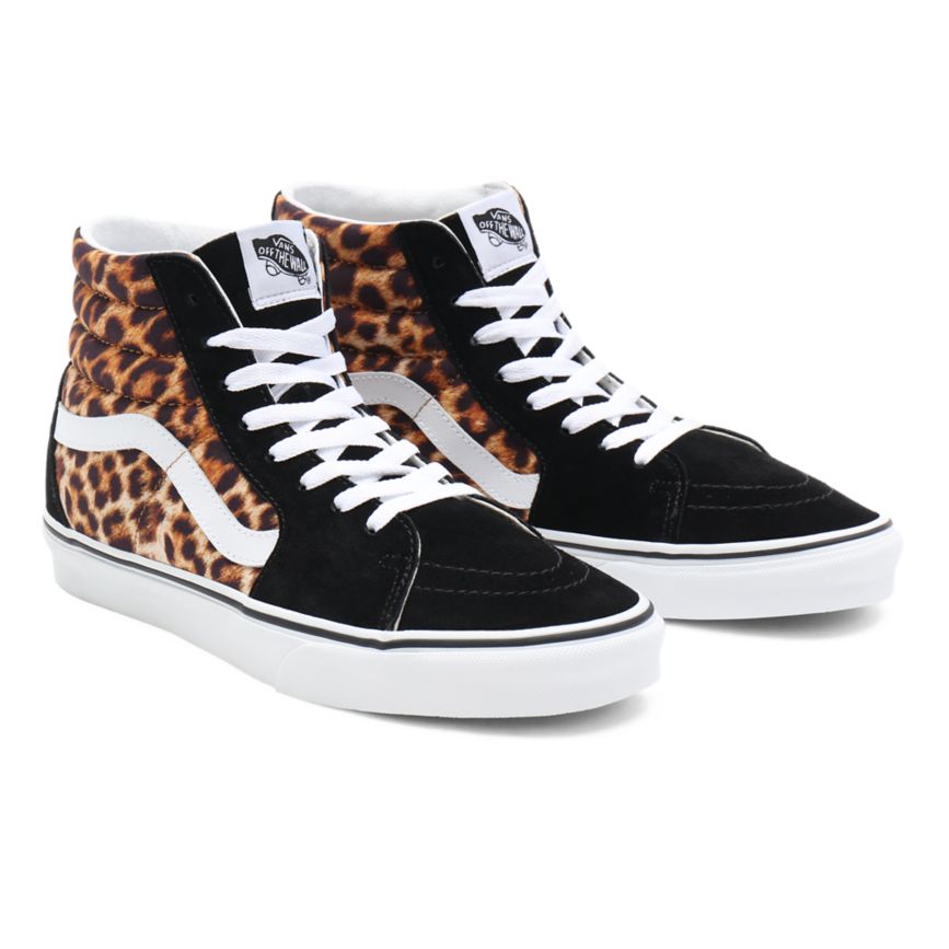 Vans Leopard SK8-Hi Shoes Black | VN520N7NM86