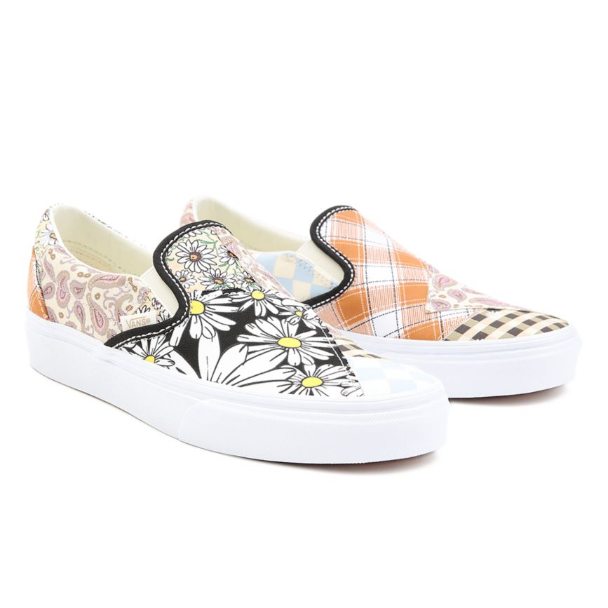 Vans Meadow Patchwork Classic Slip-On Shoes Multicolor | VN207N5ES73