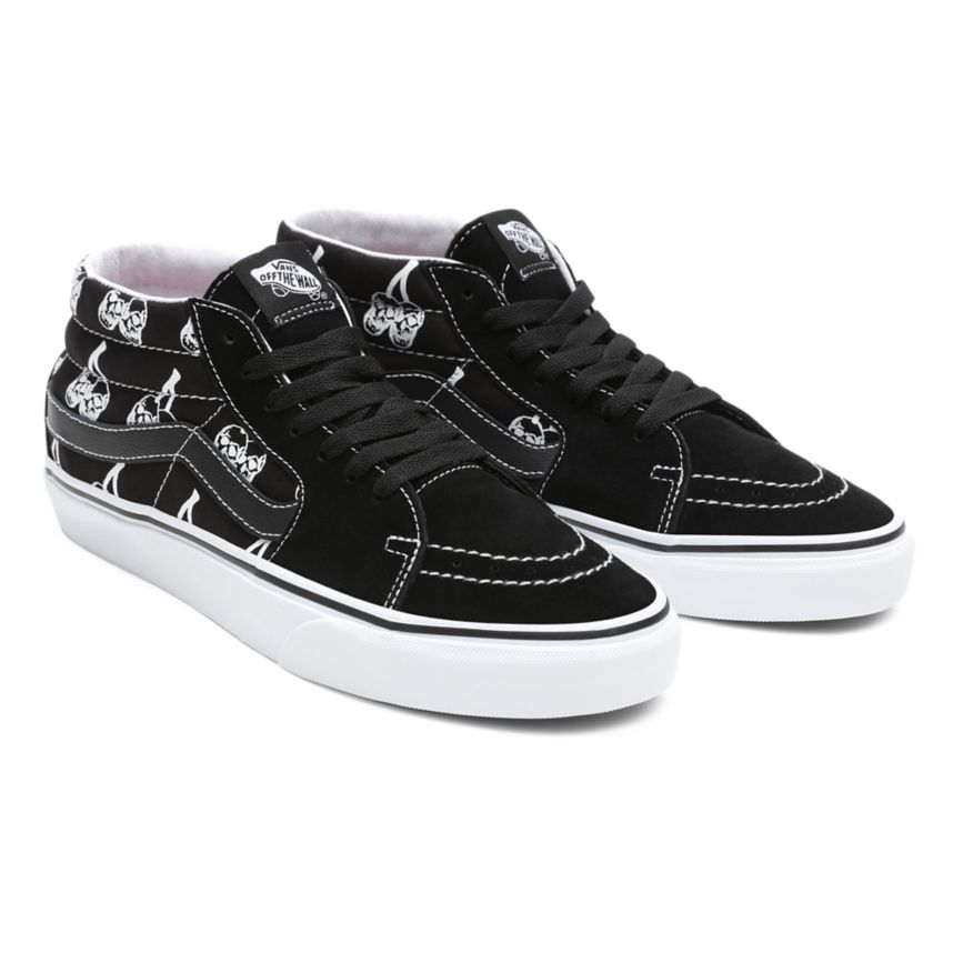 Vans New Varsity Sk8-Mid Shoes Black | VN526B9WH41