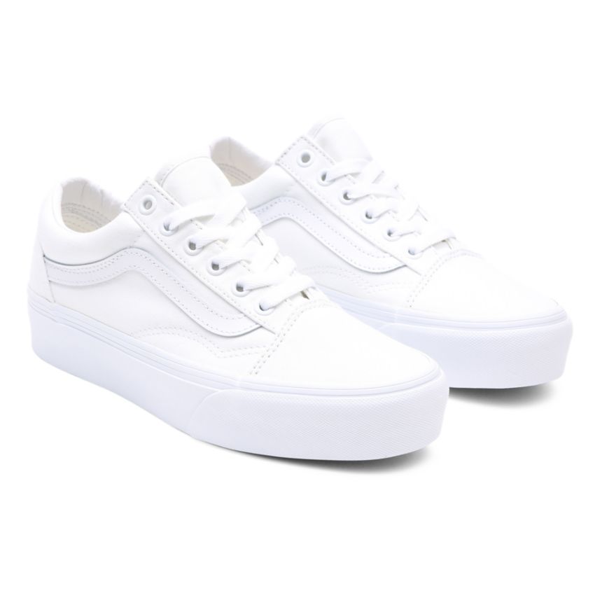 Vans Old Skool Platform Shoes White | VN175M5UX57