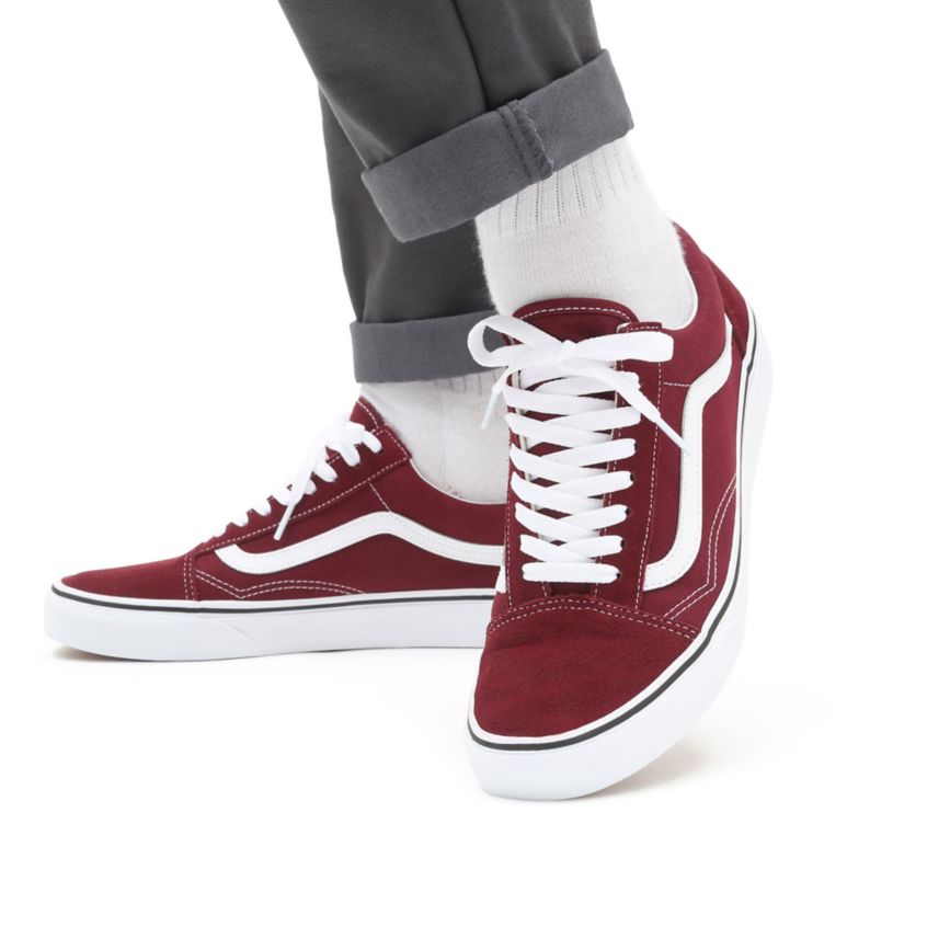 Vans Old Skool Shoes Burgundy | VN486R1NC89