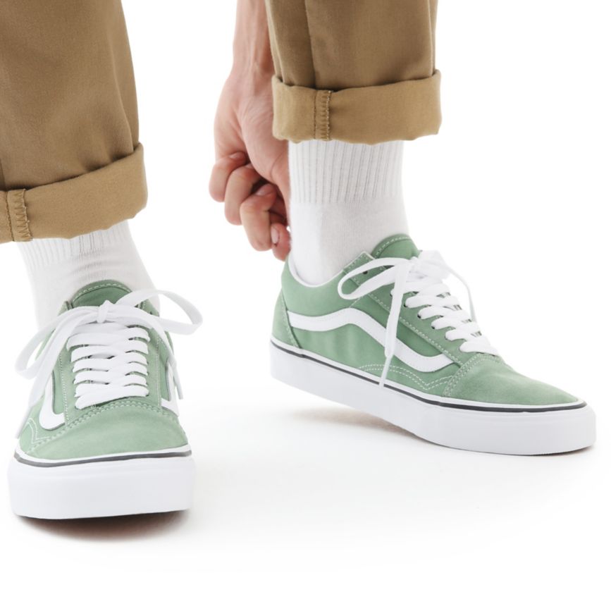 Vans Old Skool Shoes Green | VN303P3KU32