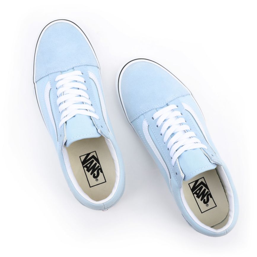 Vans Old Skool Shoes Light Blue | VN554C4NP20