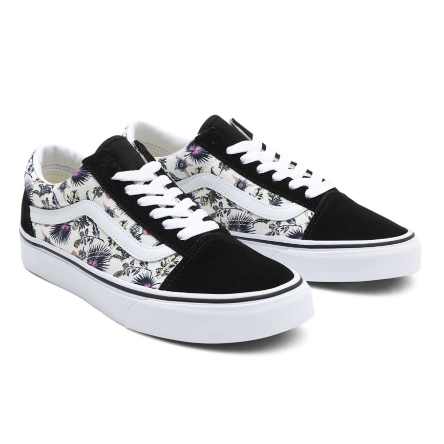 Vans Paradise Floral Old Skool Shoes Black | VN763N4HH40