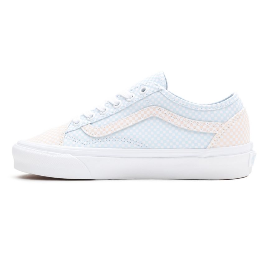 Vans Pastel Checkerboard Old Skool Tapered Shoes White | VN333T7DX74