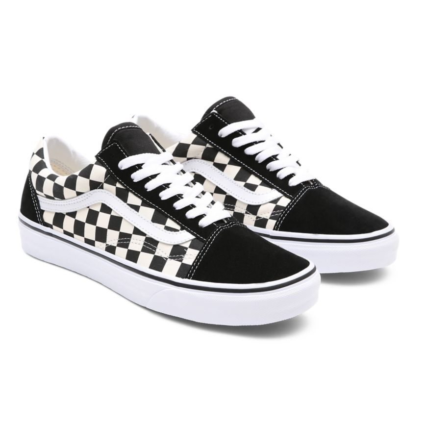 Vans Primary Check Old Skool Shoes Black | VN146R8FQ22