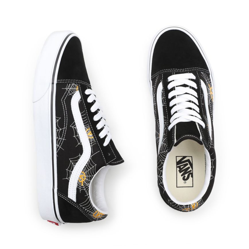 Vans Printed Old Skool Shoes Black | VN185J7VG35