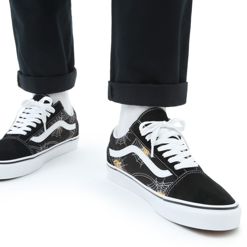 Vans Printed Old Skool Shoes Black | VN185J7VG35