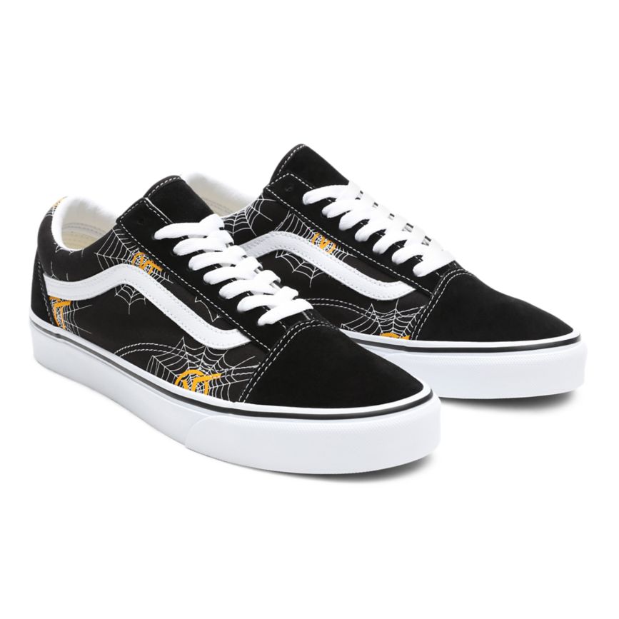 Vans Printed Old Skool Shoes Black | VN185J7VG35