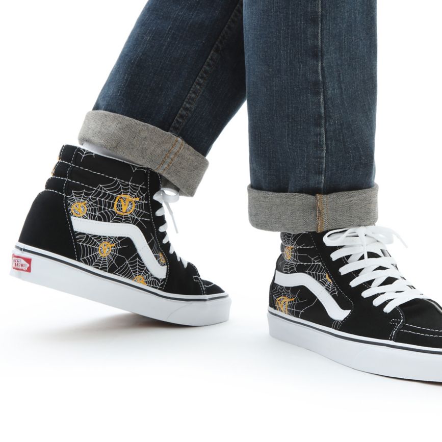 Vans Printed SK8-Hi Shoes Black | VN524Z1US86