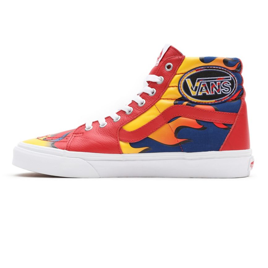 Vans Racer Sk8-Hi Shoes Red | VN007G0EF55