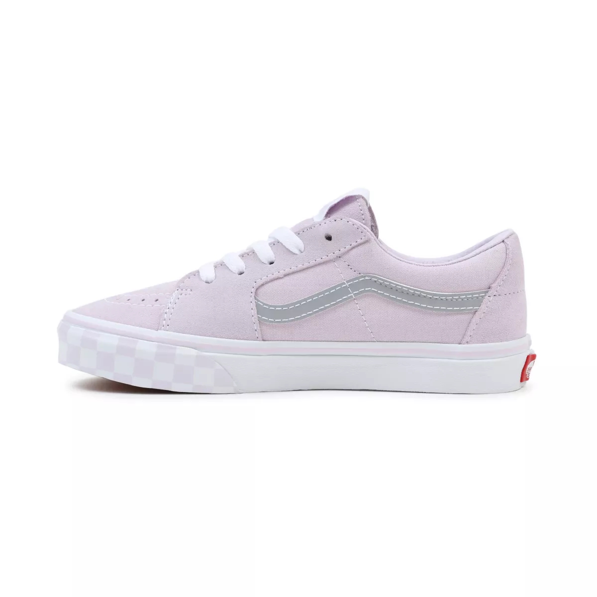 Vans Reflective Sidestripe Sk8-Low Shoes Pink | VN103Q7VE15