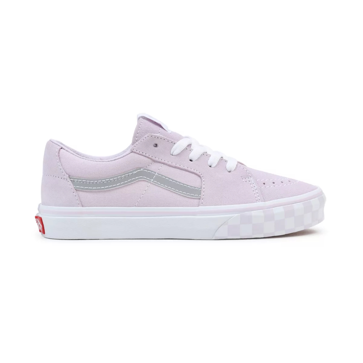 Vans Reflective Sidestripe Sk8-Low Shoes Pink | VN103Q7VE15