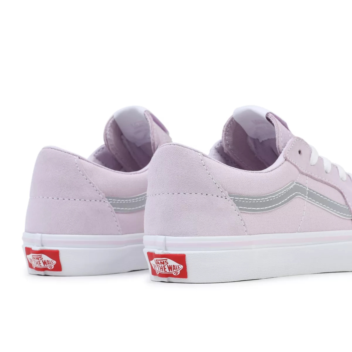 Vans Reflective Sidestripe Sk8-Low Shoes Pink | VN103Q7VE15