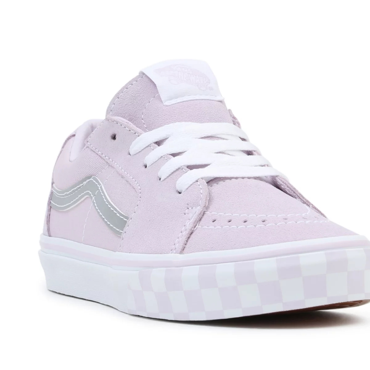 Vans Reflective Sidestripe Sk8-Low Shoes Pink | VN103Q7VE15