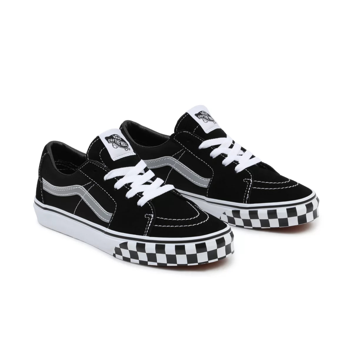 Vans Reflective Sidestripe Sk8-Low Shoes Black | VN999Z8MV28