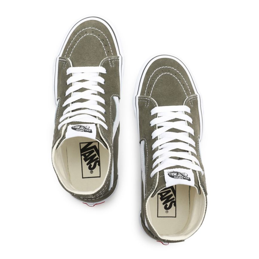 Vans SK8-Hi Tapered Shoes Olive | VN823U4FC73