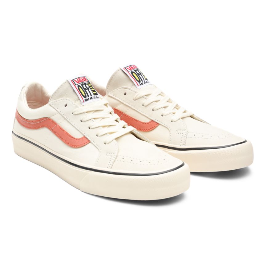 Vans SK8-Low Reissue SF Shoes White | VN074T7RW46