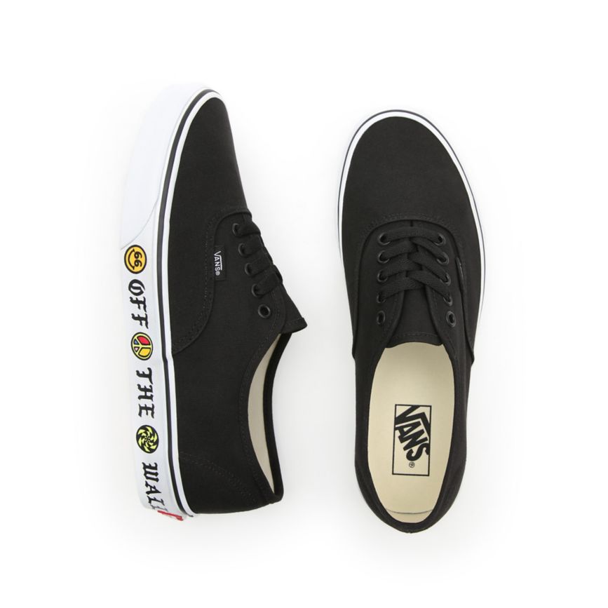 Vans Sidewall Authentic Shoes Black | VN678G9JN04